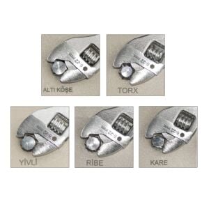 İZELTAŞ 0615010200 Ayarlı Montaj Anahtarı 200 mm