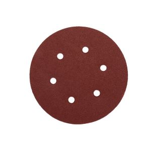 Cırtlı Zımpara 150 mm 6 Delikli (Alüminyum Oxide) 360 Kum