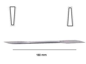 NAREX 872587 Helkeltraş Törpü Eğe Tip 7 Dik Lama Uç
