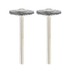 Dremel 428 Metal Yüzeyler için Tel Fırça 19 mm 2'li Paket