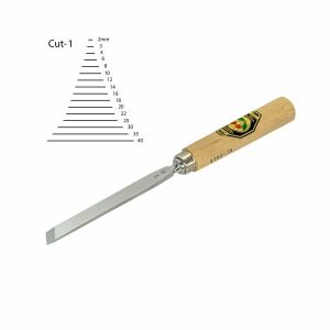 Kirschen Eğri Ağız Oyma Iskarpelası Cut1 - 16mm