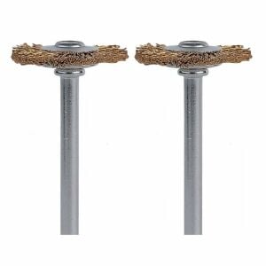 Dremel 535 Pirinç Disk Fırça 19 mm 2'li Paket