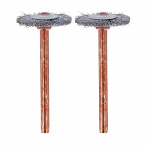 Dremel 530 Çelik Disk Fırça 19 mm 2'li Paket
