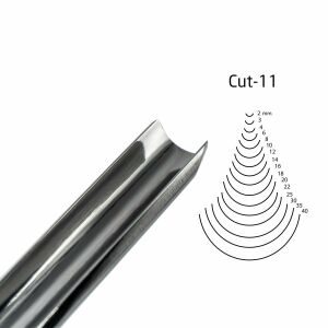 Kirschen Düz Oluklu Ağız Oyma Iskarpelası Cut11 - 14mm