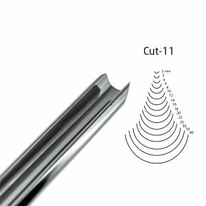 Kirschen Düz Oluklu Ağız Oyma Iskarpelası Cut11 - 8mm