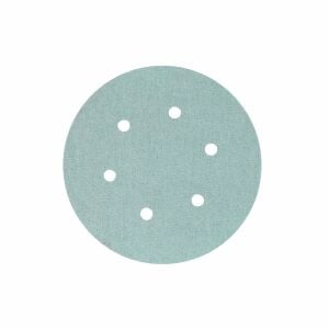 Yeşil Esnek Cırtlı Disk Zımpara 150 mm 6 Delikli 1000 Kum