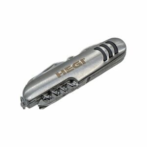 Hegi 11 Fonksiyonlu Paslanmaz İsviçre Çakısı - AISI316 - Gümüş