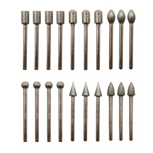 Elmas Camcı Taşcı Gravür Freze Taşlama Uç Seti 20 Parça