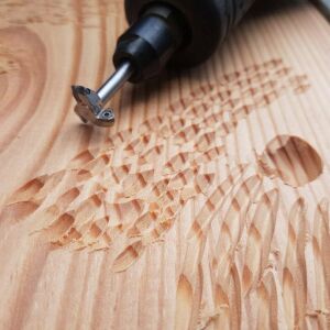 Manpa SCT Mini Ahşap Oyma Aparatı Üçgen Elmas - 6.0 mm Sap