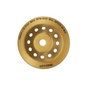 Dandoo 180 mm Turbo Elmas Beton Taş Yüzey Silme Temizle Diski