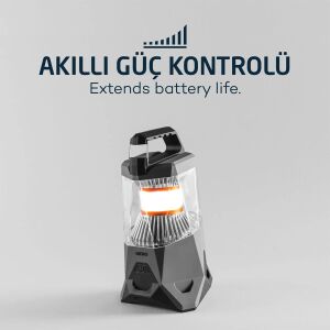 Nebo NEB-LTN-1000-G Galileo Şarjlı Masa Kamp Feneri 500 Lümen