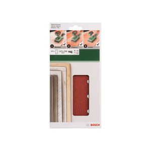 Bosch Titreşimli Zımpara Kağıdı 10'lu, 115x230mm 60/120/180 Kum