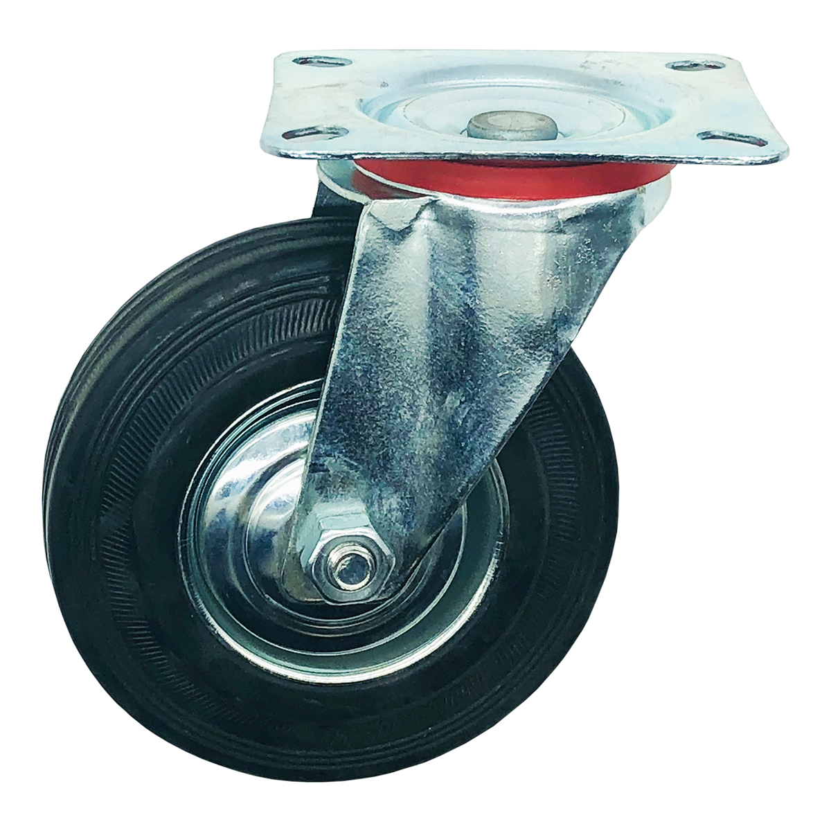 Yük Taşıma Lastik Teker Dönerli 100 x 30 mm Servis Tekeri