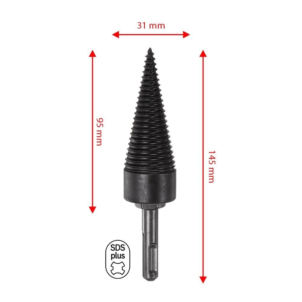 5038 Ahşap Şöminelik Odun Kütük Ayırma Yarma Matkap Ucu 31 mm