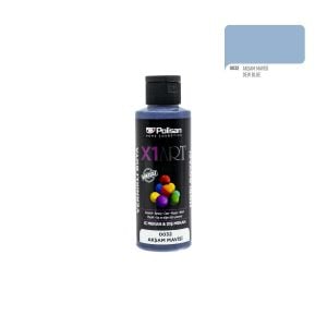 Polisan X1ART Vernikli Hobi Boyası 120ml - Akşam Mavisi