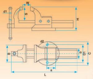 Kanca Tesfiyeci Tezgah Mengenesi Fortissimo Standart Model 200 mm