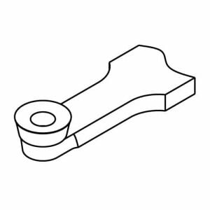 NAREX 819010 Ahşap Torna Bıçağı Yuvarlak Karbür Elmas Ağız 10x105 mm