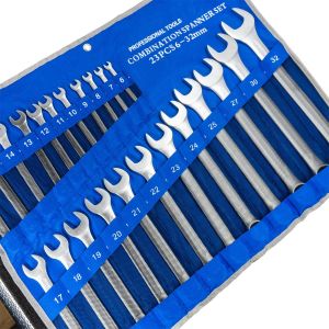6014 Kombine Anahtar Takımı 6-32 mm 23 Parça (Bez Çantalı)