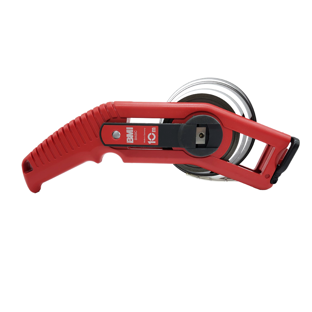 BMI Basic Şakülsüz Saplı Paslanmaz Çelik Şerit Metre 10 mt