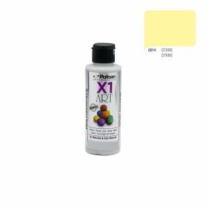 Polisan X1ART Multisurface Hobi Boyası 120ml - 0014 Citrine Açık Sarı