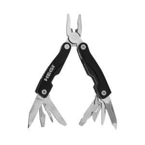 Hegi 818100030 Çok Fonksiyonlu Paslanmaz Çelik Mini Pense - Siyah