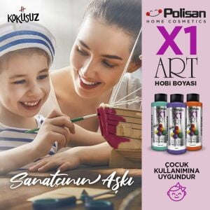 Polisan X1ART Multisurface Hobi Boyası 120ml - 0018 Dijon
