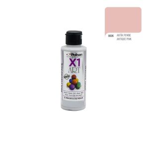 Polisan X1ART Multisurface Hobi Boyası 120ml - 0026 Antik Pembe