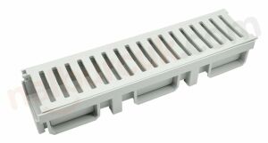 Plastik Drenaj Kanal Izgarası 13x50 cm - Kanal Hariçtir