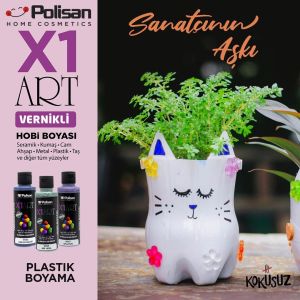 Polisan X1ART Vernikli Hobi Boyası 120ml - Tifany