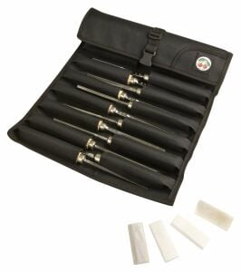 Kirschen Two Cherries Profesyonel Ahşap Oyma Seti 12 Parça Rulo Bez Çantalı