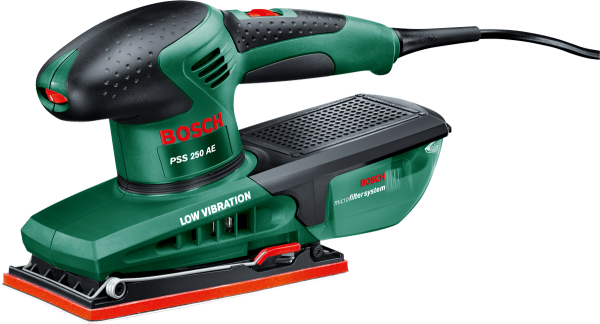 Bosch PSS 250 AE Titreşimli Zımpara Makinası 92x182 mm