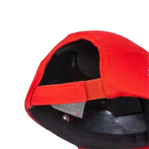 Darbe Emici Şapka Baret Kep  - Kırmızı