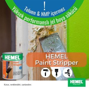 Hemel 19069 Paint Stripper 0.75Lt Jel, Vernik Boya Sökücü