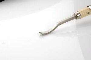 Kirschen Two Cherries Bükülmüş Ağız Oyma Iskarpelası Kısa 6 mm