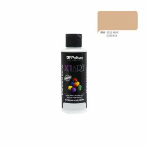 Polisan X1ART Vernikli Hobi Boyası 120ml - Sütlü Kahve